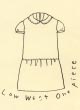 No.41  Low Waist One Piece Dress ローウエストワンピース型紙